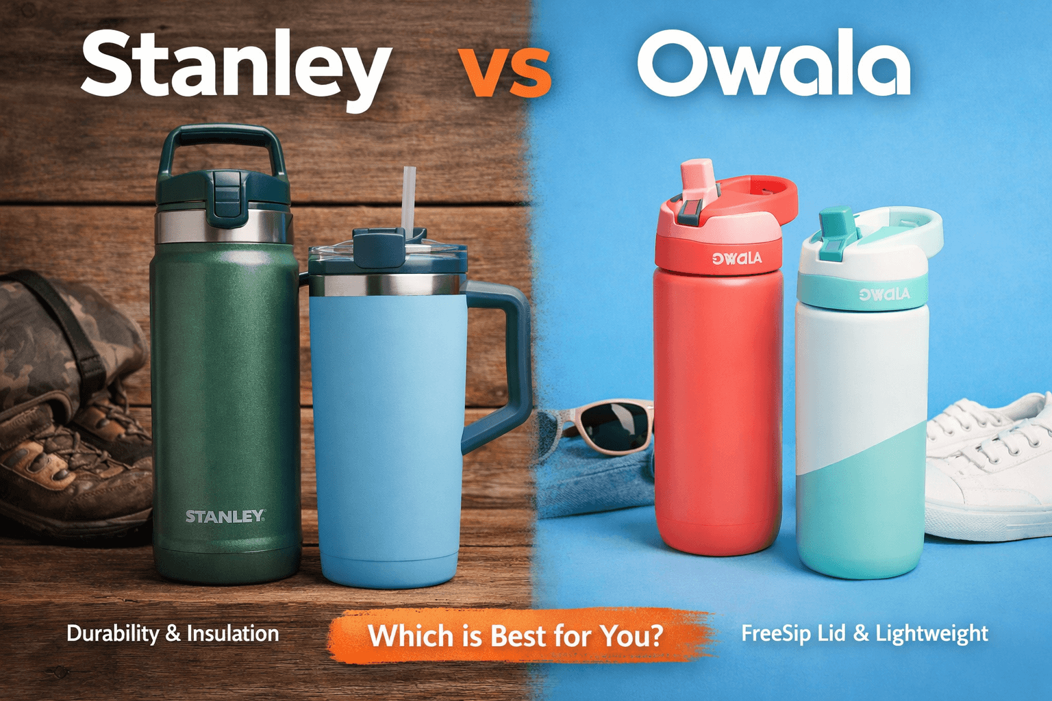Stanley vs Owala: Which Water Bottle Is Better for Everyday Use?