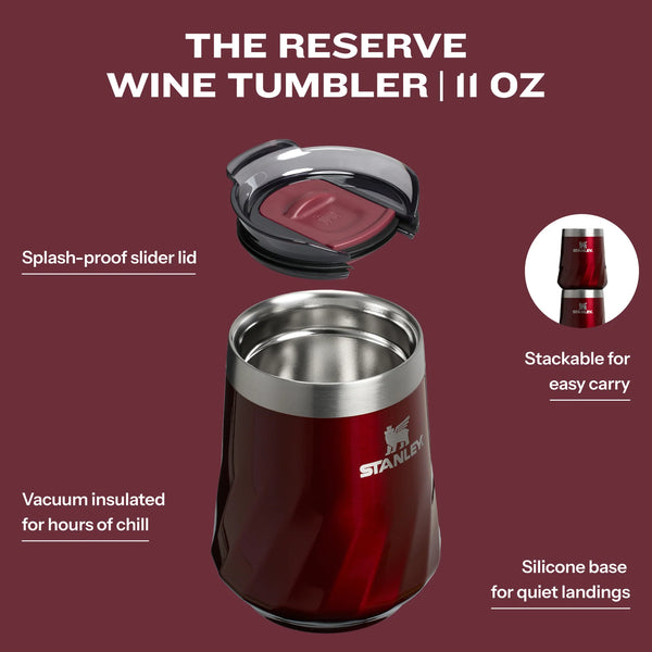 The Textured Reserve Wine Tumbler | 11 OZ