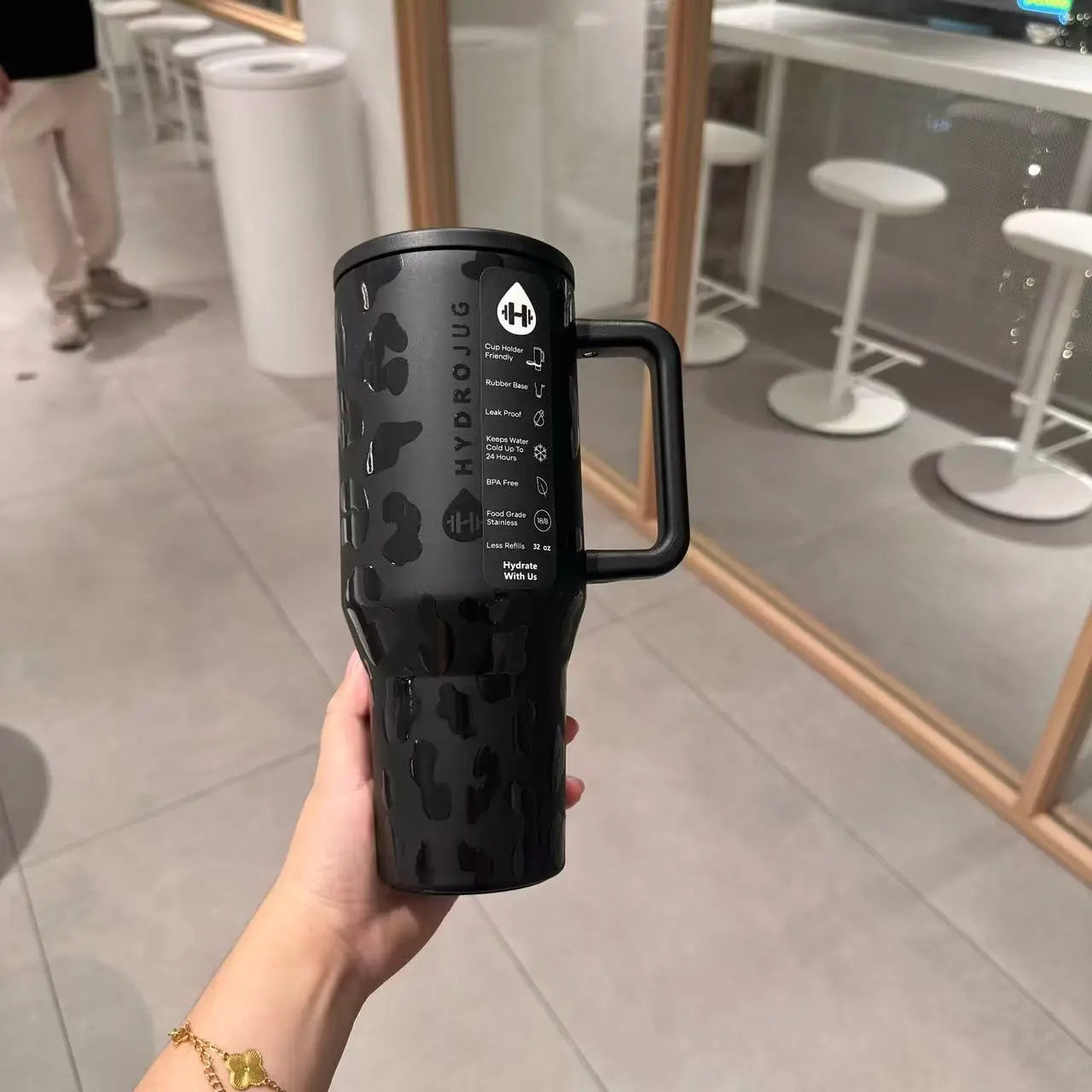 Original HydroJug 32OZ9ML Stainl Steel Insulated Travel St Cup Leakproof Water Bottle New Model for Outdoor Activities