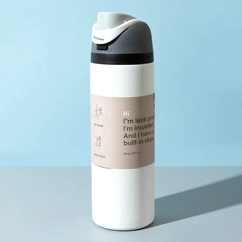 Best-selling Fruit Car Cup Stainless Steel Insulated Cup Large-capacity Portable Handheld Sports Exclusive Water Cup