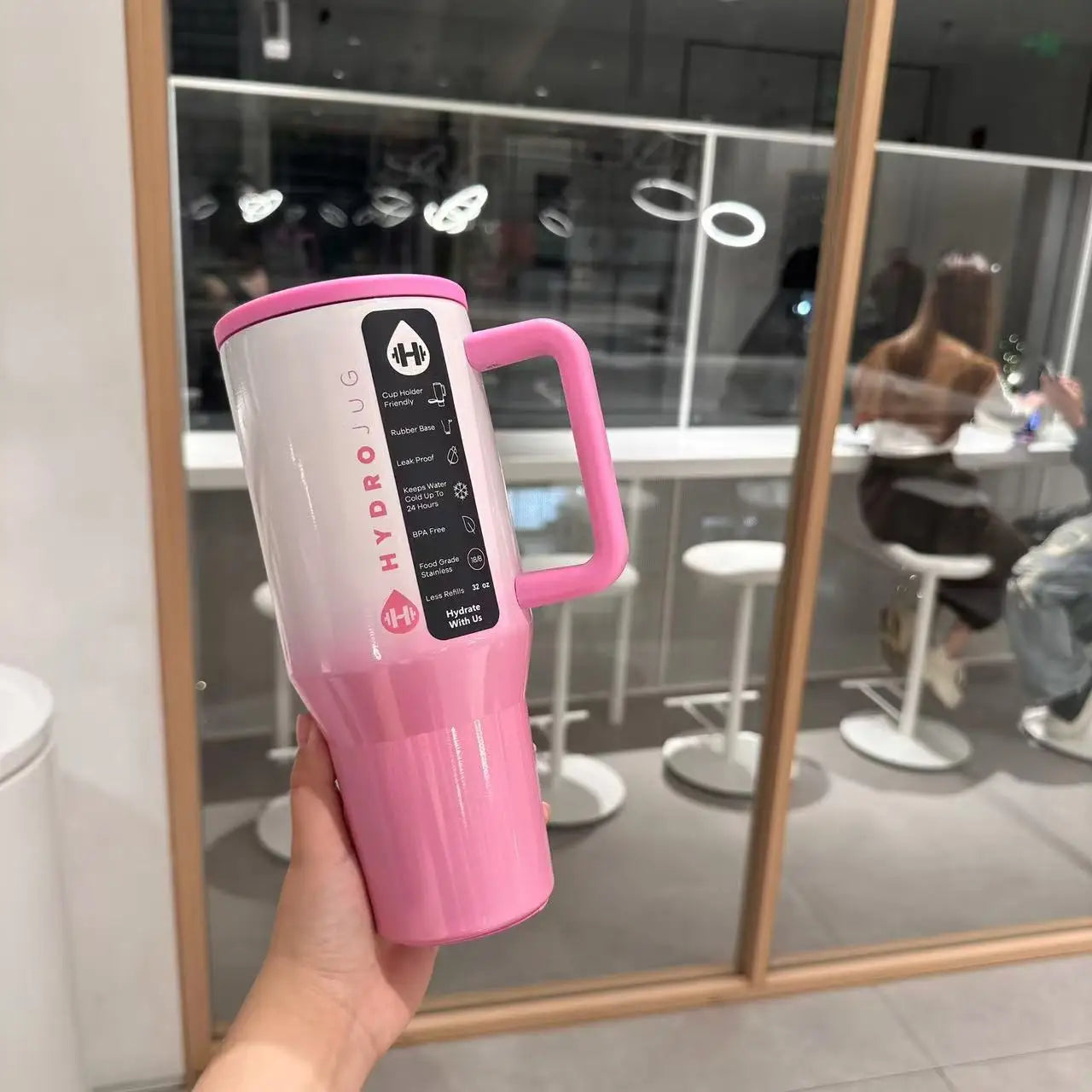 Original HydroJug 32OZ9ML Stainl Steel Insulated Travel St Cup Leakproof Water Bottle New Model for Outdoor Activities