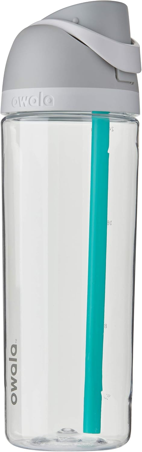 Owala FreeSip Clear Tritan Plastic Water Bottle